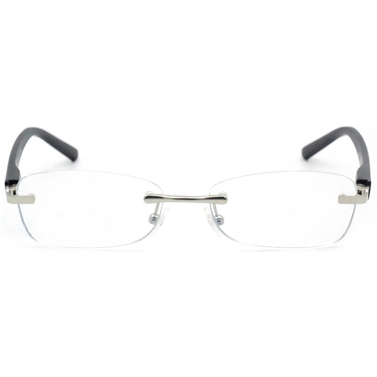 Dachuan Optical DRM368008 China Supplier Rimless Metal Reading Glasses With Plastic Legs (7)
